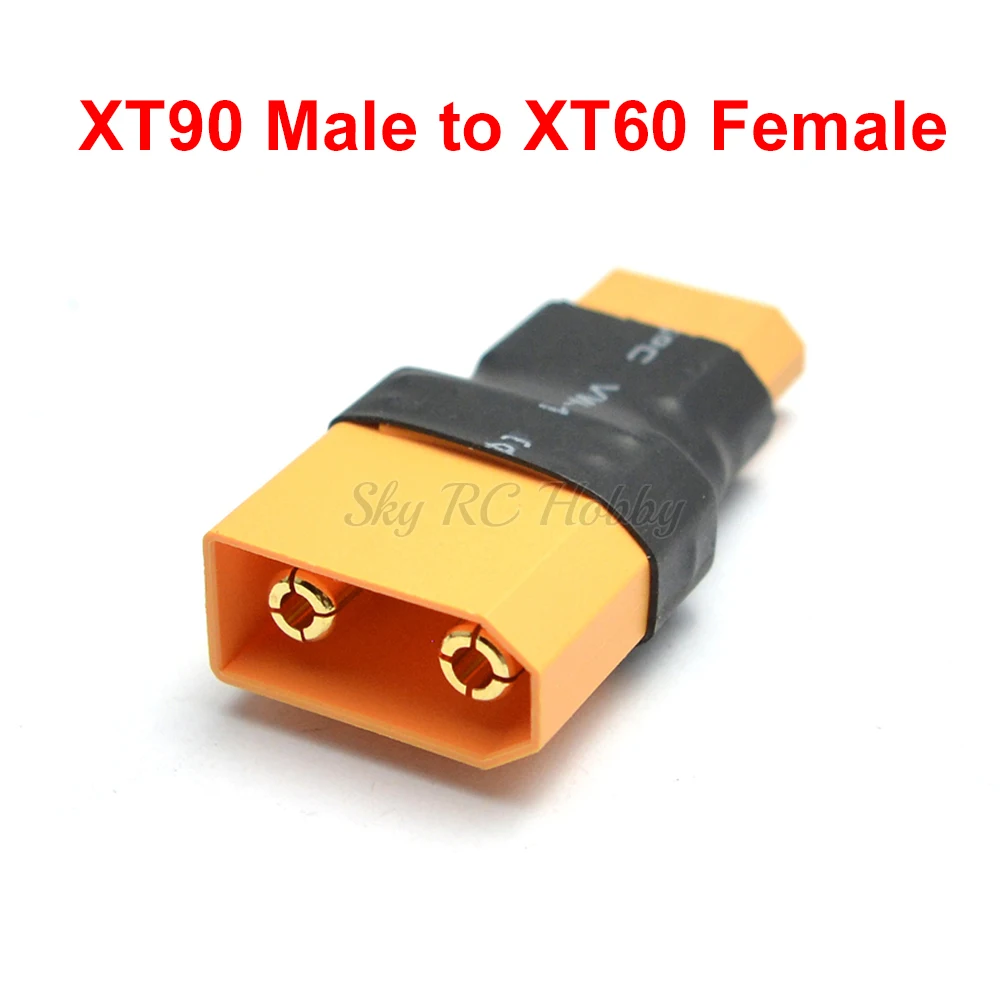 XT60 Male / Female Connector To XT30 / XT90 Plug Converter Adapter / 14AWG Cable Wire for RC Lipo Battery ESC Motor Drone