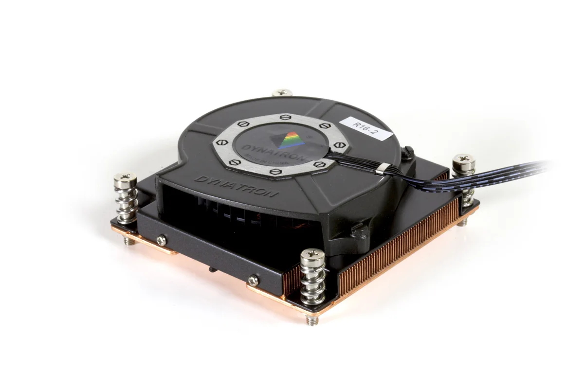 Dynatron R16 1U LGA2011 Square CPU Cooler Vapor Chamber Base With Copper For Intel 2011 TDP up to 165W