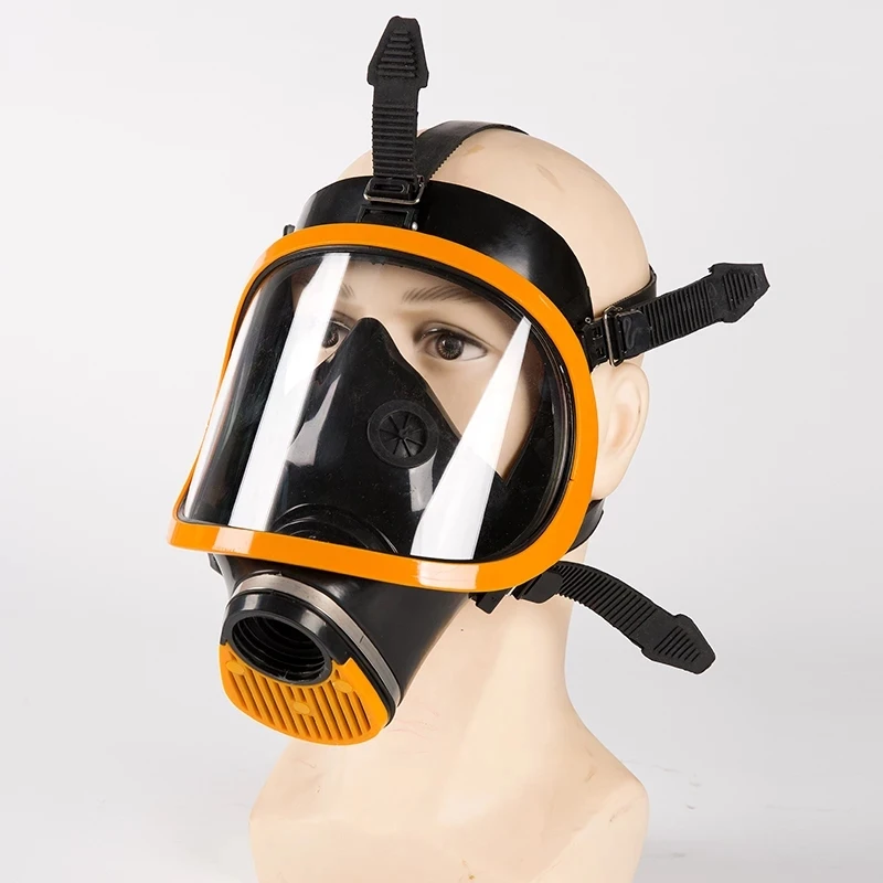 Gas Mask Chemical Respirator fully Enclosed/fire  Electric Welding Activated Carbon Protection Spray Paint Face Mask