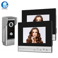 NEW Wired Video Intercom System Video Doorbell Doorphone 7inch Color Screen Monitor 700TVL Waterproof Outdoor Camera for Home