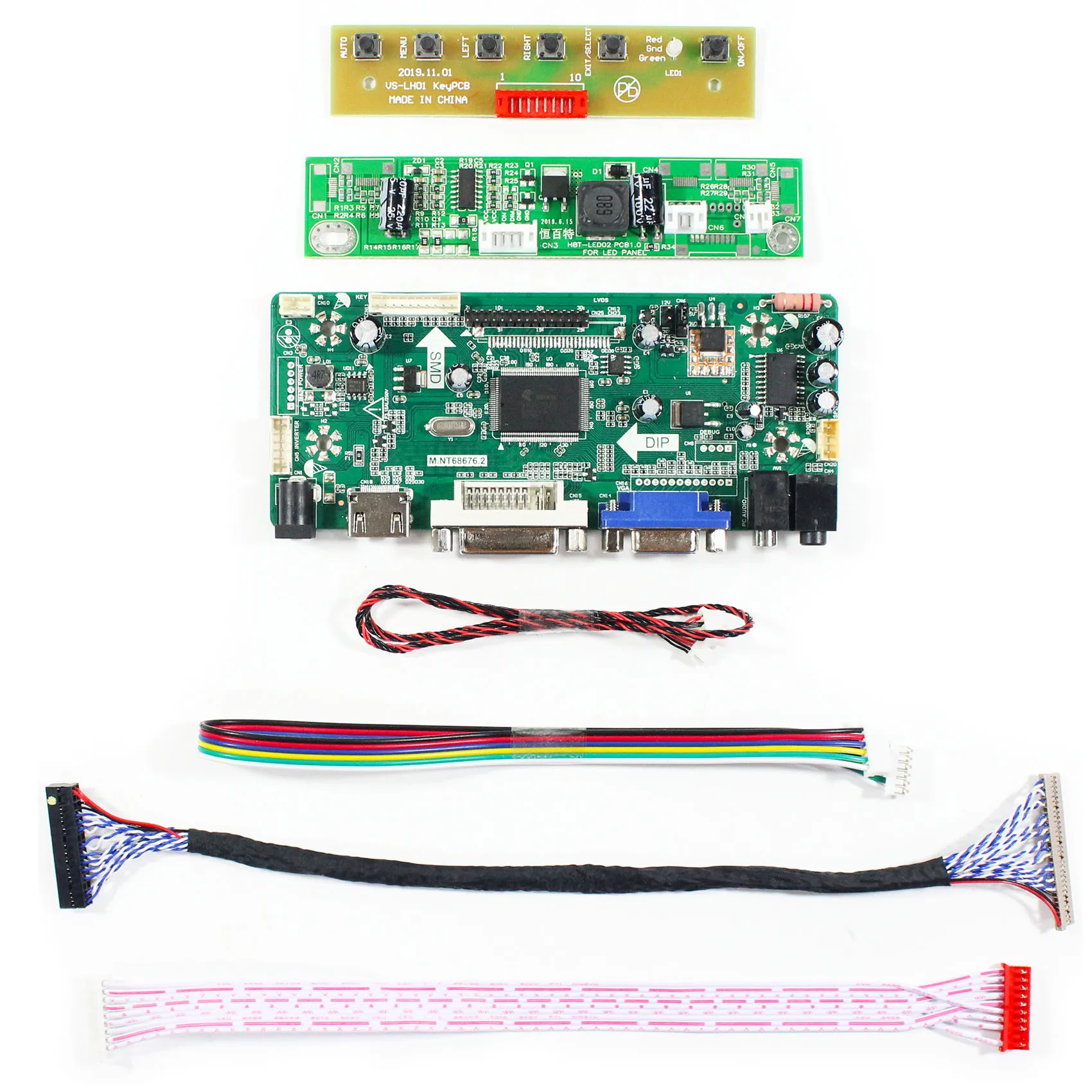 لوحة LCD مقاس 19 بوصة G190ETN01.1 1280X1024 H DMI DVI VGA ، لوحة تحكم LCD