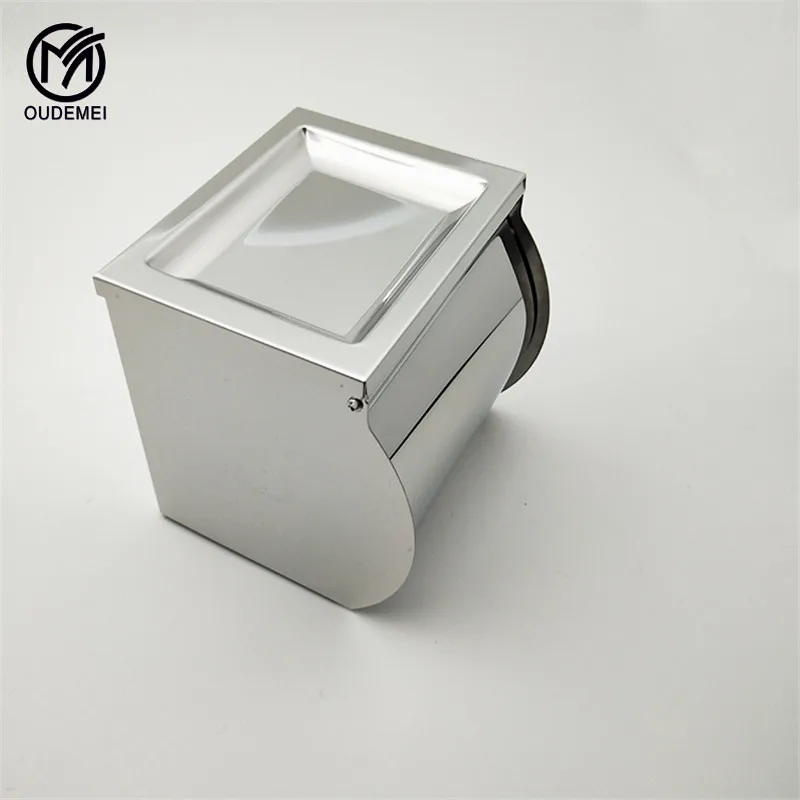 Stainless Steel SUS304  Chrome Polish Wall Mounted Bathroom Set Toilet Paper Holder