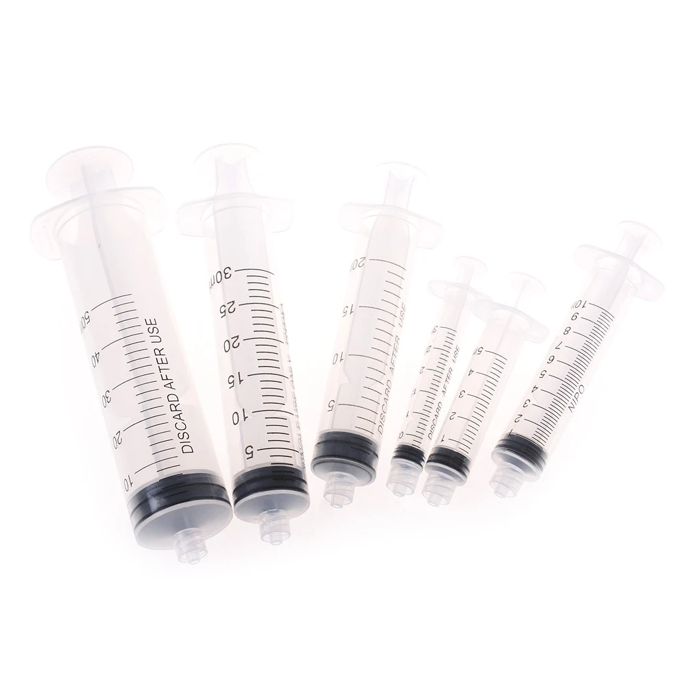 1pc 3/5/10/20/30/50ML Reusable Small Hydroponics Plastic Nutrient Sterile Health Measuring Syringe Tools Cat Feeding Accessories