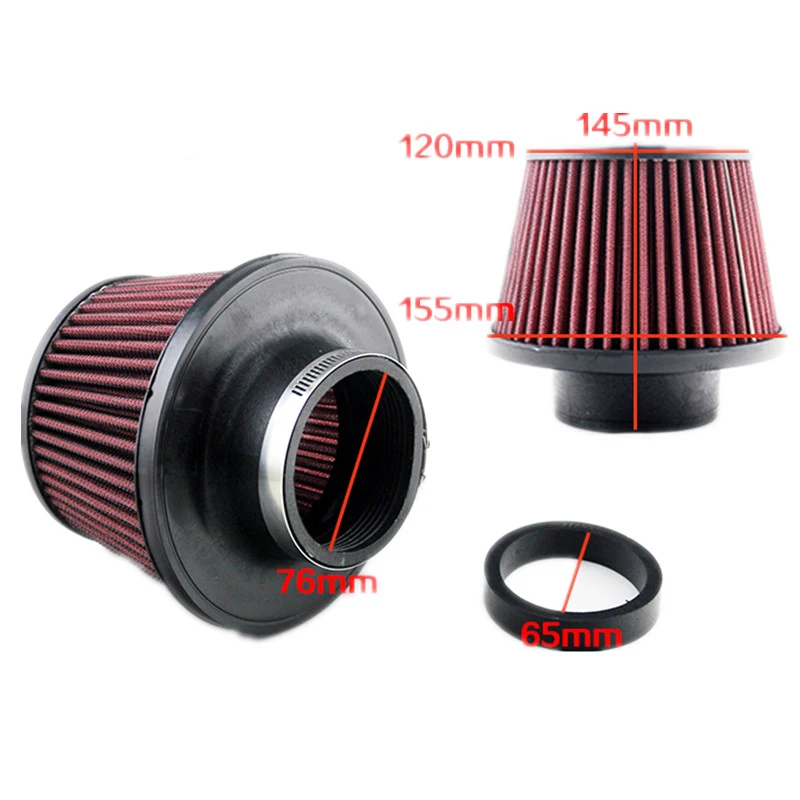 

Car Air Filter General Motors Vehicle Intake Kit High Power Air Clean Network Conical Vehicle Air Filter Universial