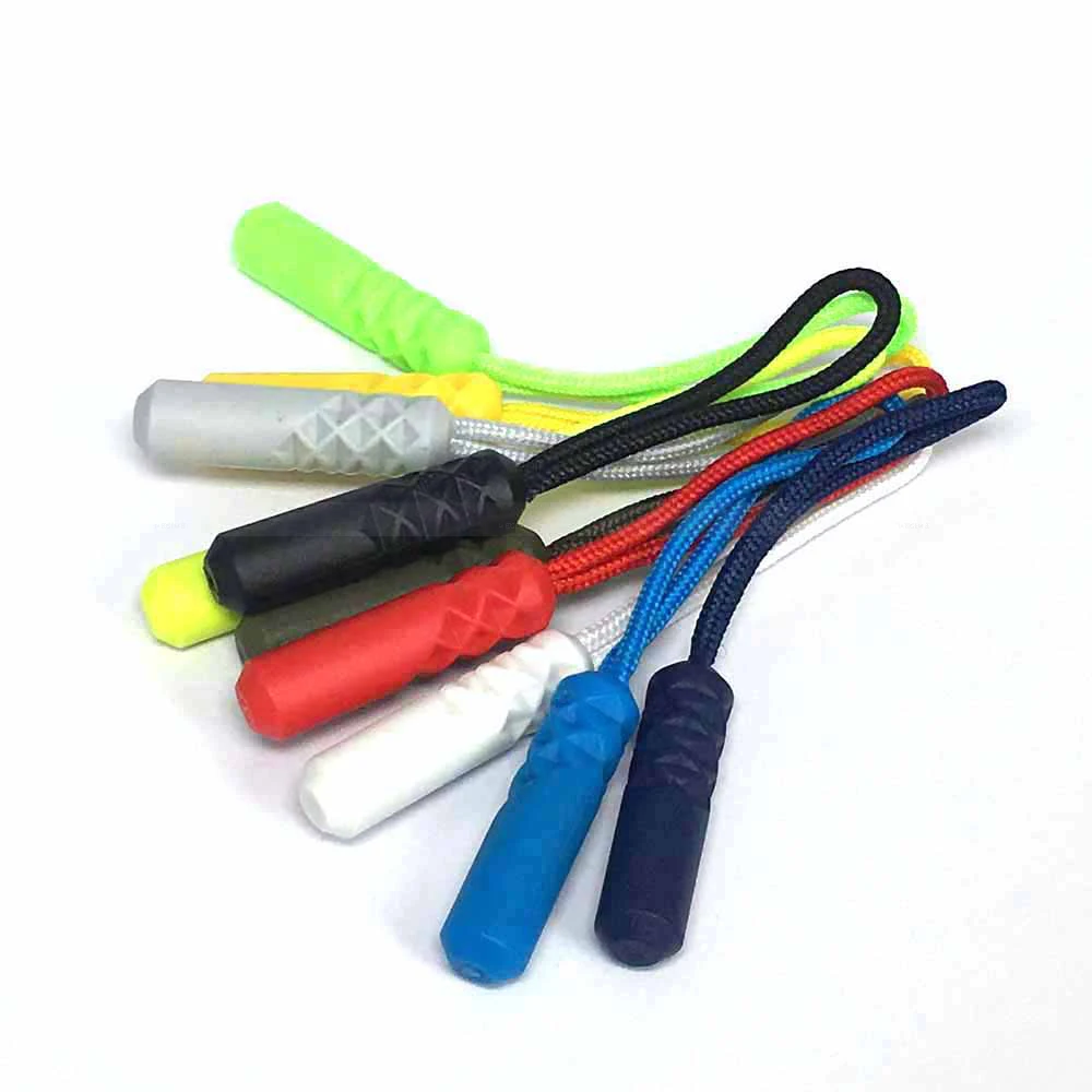 10pcs Zipper Pulls Cord Zip Puller Replacement Ends Lock Zip Clip Buckle For Paracord Accessories/ Backpack/Clothing  Mix Color