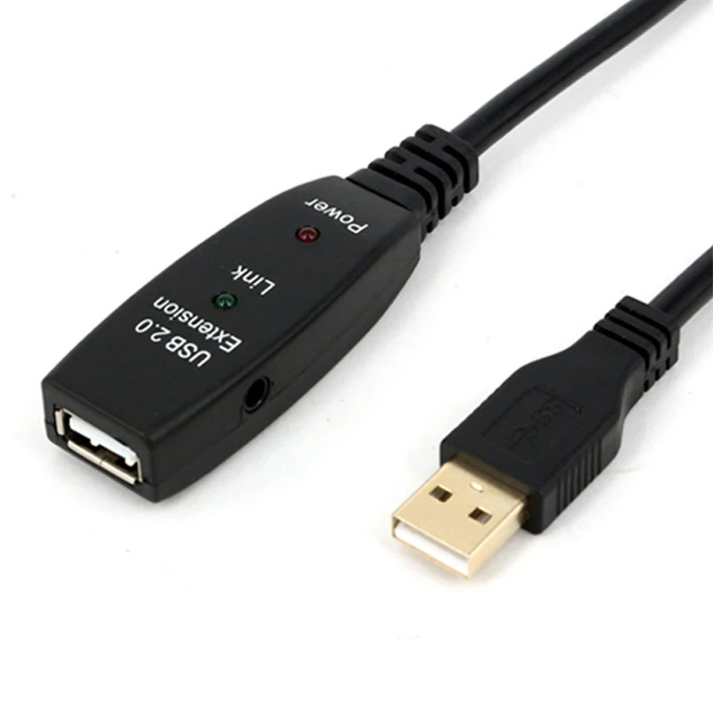 30M USB Extention Cable 25M DC 5V Power Supply Repeater Cable Data Sync Cord For Smart Tv Box Laptop PC Xbox One SSD Playstation