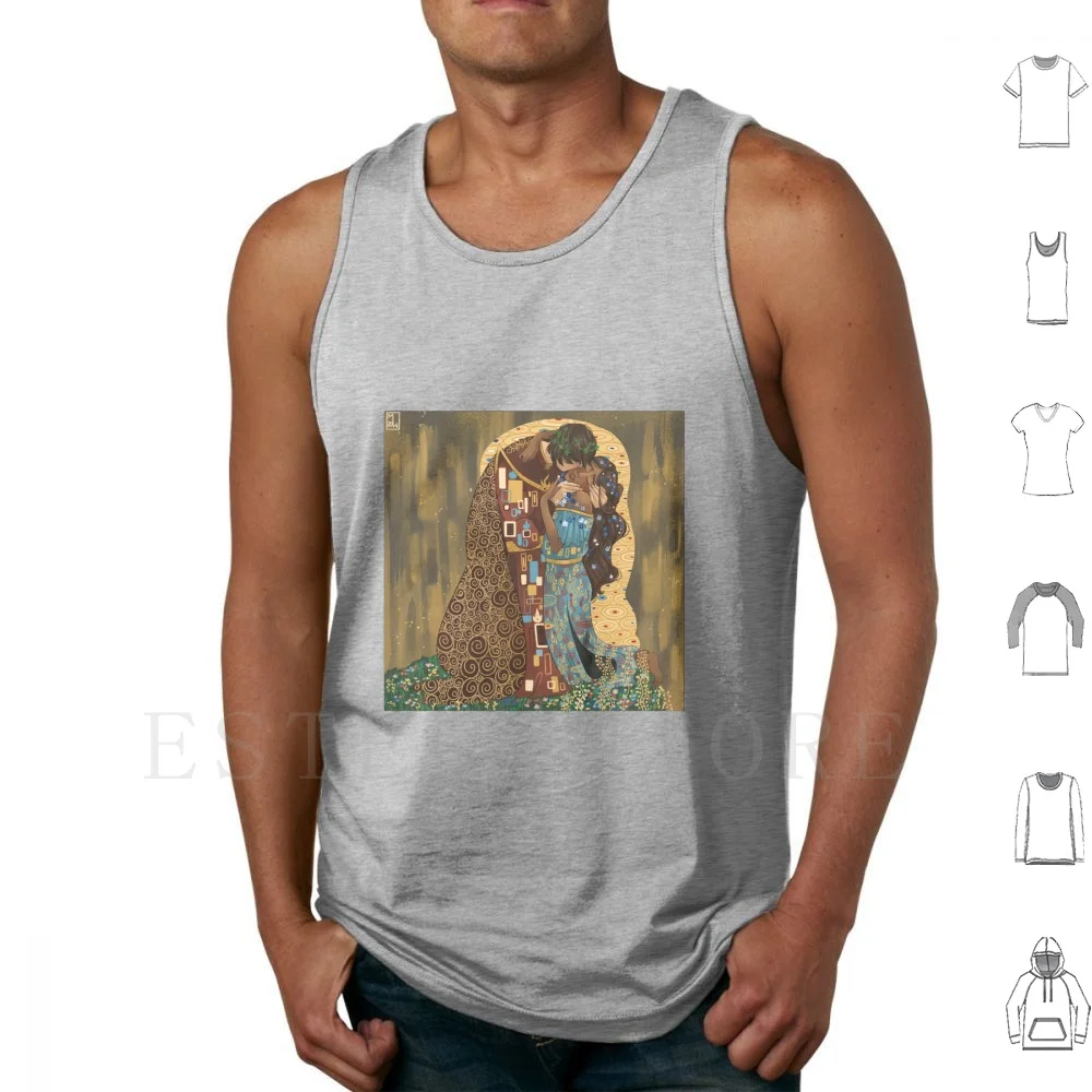 The Kiss-Zutara Tank Tops Vest The Last Airbender Klimt The Kiss Zutara Fine Art Gustav Klimt Art Nouveau Art Zuko Katara