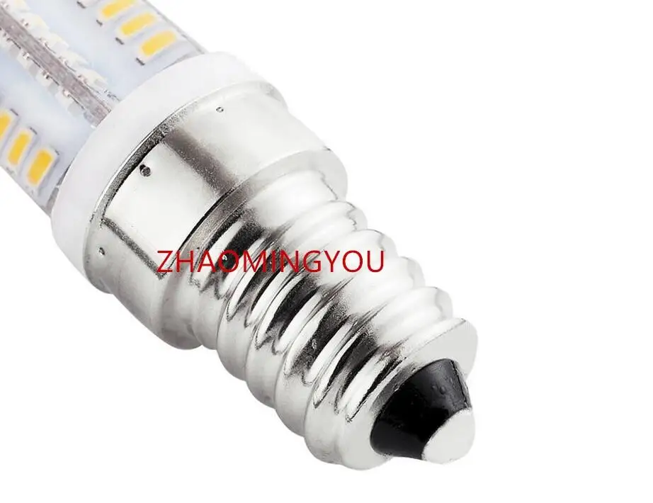 Hot 2Pcs Crystal Lamp 220V BA15D LED Corn Bulbs 6W 9W 3014 64/104SMD Lights for Sewing Machine Energy Saving