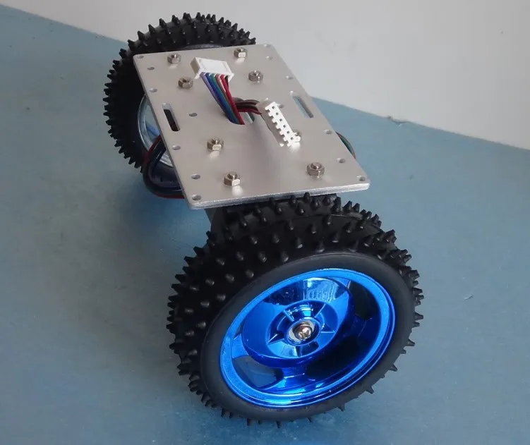 2WD Balancing Vehicle Base Aluminum Alloy Chassis Balance Car Chassis 37GB-520 Encoder Motor With AB Phase DIY Robot Model Toy