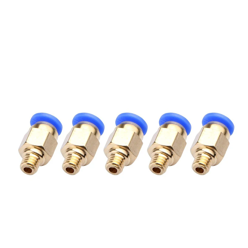 10 Stück/Set PC4-M6 PC4-01 Schnell-Pneumatikanschluss Bowden-Kupplung 3D-Drucker Extruder-Verbinder für 1,75mm 3mm PTFE-Schlauch Luftanschluss I – Detail 5
