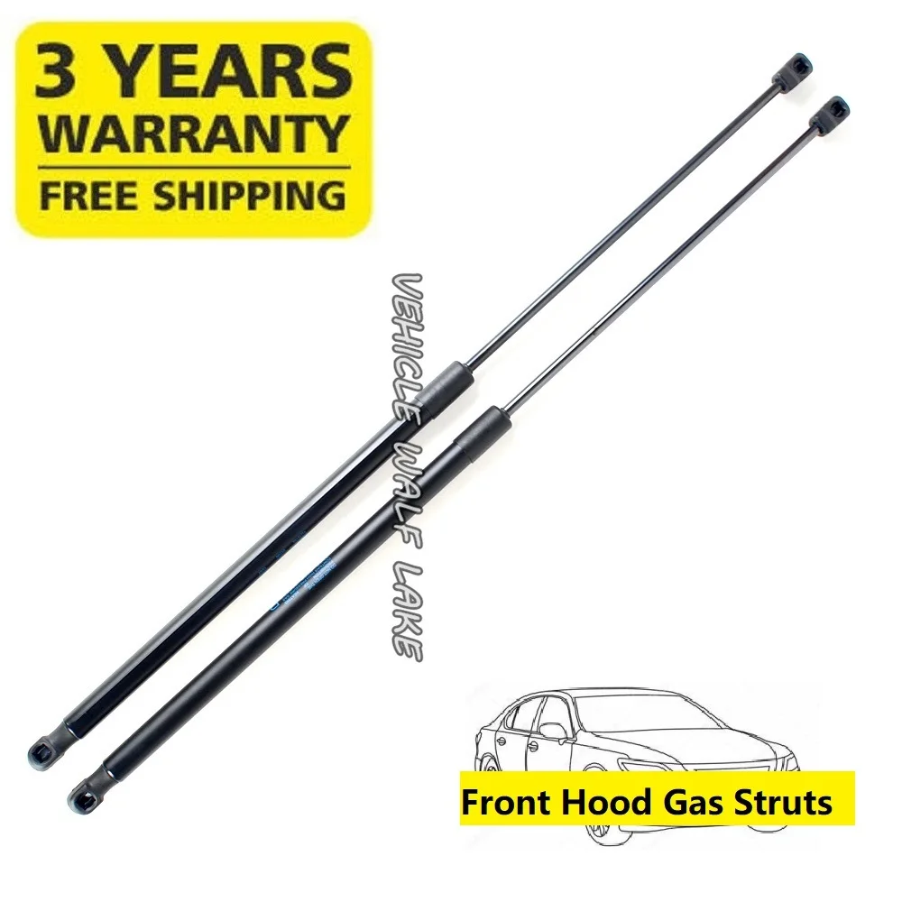 2Pcs For Audi Q3 2011 2012 2013 2014 2015 2016 2017 Car-Styling Bonnet Gas Springs Struts Hood Shock Lifters