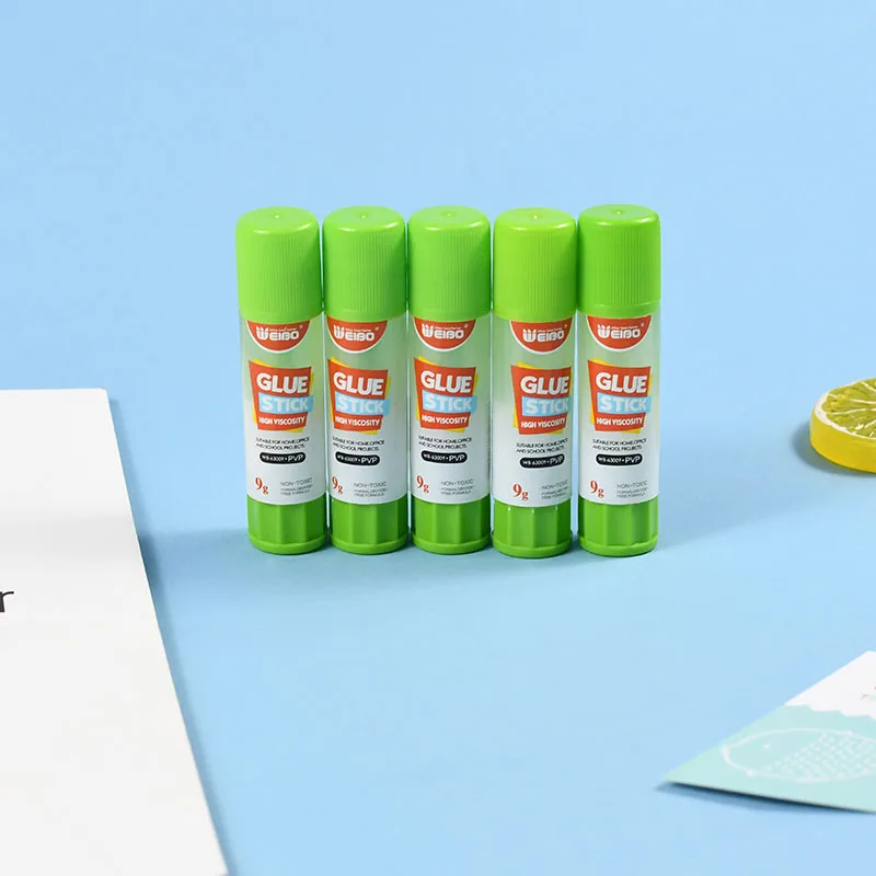 63009-5 Solid Glue Sticks 9g Adhesive Stick Solid Glue for School Home Use Glue School Glue