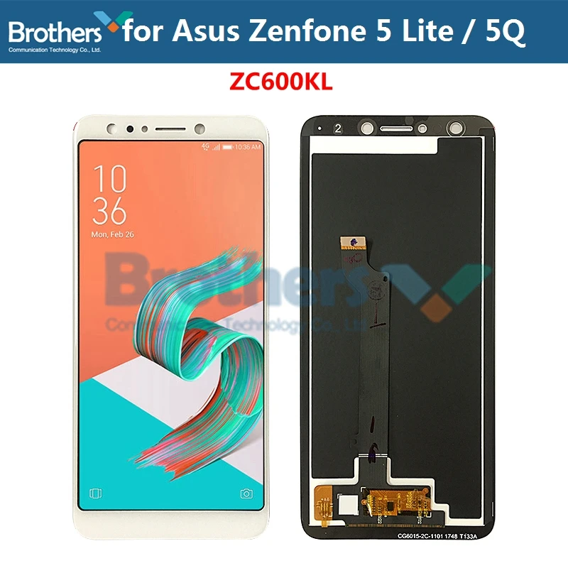 For Asus Zenfone 5 Lite / 5Q ZC600KL LCD Display Touch Screen Digitizer for ASUS ZC600KL LCD Assembly LCD Screen Replacement Top