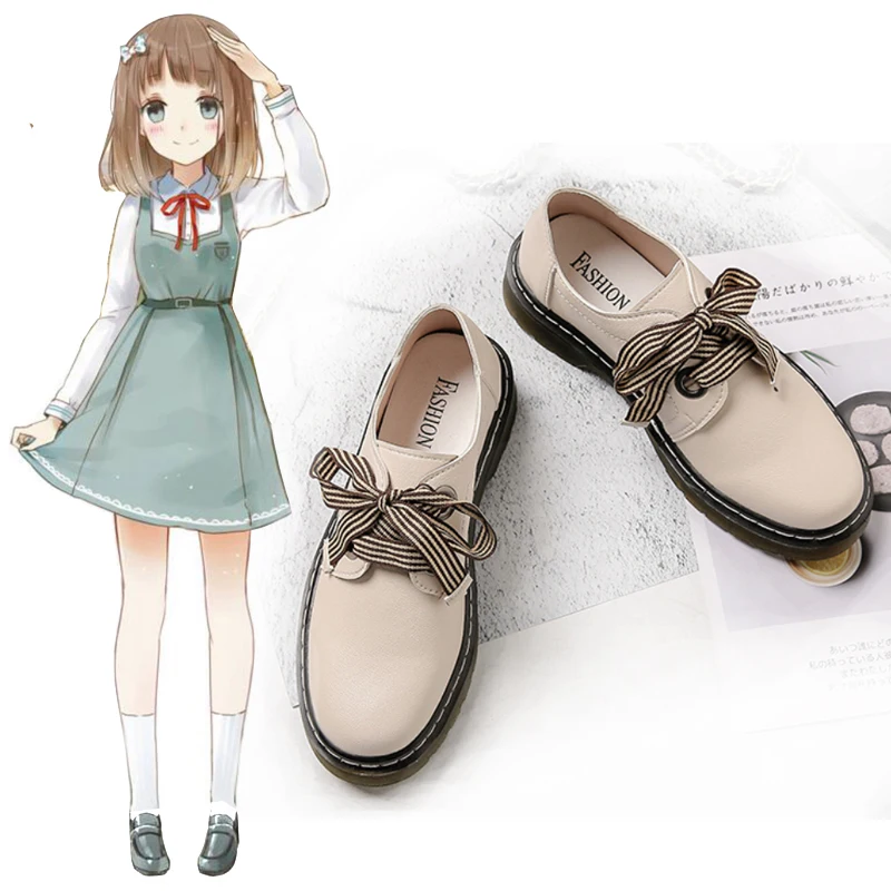 Britannico di stile di Lolita scarpe di cuoio delle donne del merletto della molla singoli pattini collegio letterario delle donne di cuoio scarpe studente scarpe uniformi