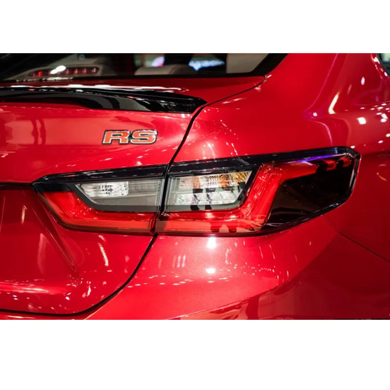 For Honda City RS Spoiler  2020 2021 2022 Car Tail Wing Decoration ABS Plastic Unpainted Primer Rear Trunk Spoiler