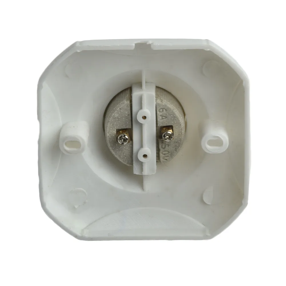 1pcs E27 Heat Light Bulb Lamp Socket Holder White Porcelain Straight Glazed Ceramic Hot  New Lighting Accessories