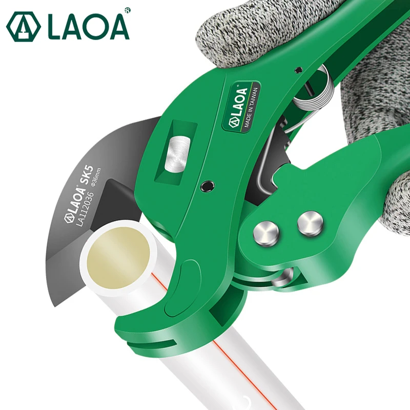 LAOA PVC Pipe Cutter Water Pipe Shearing Tool SK5 Blade