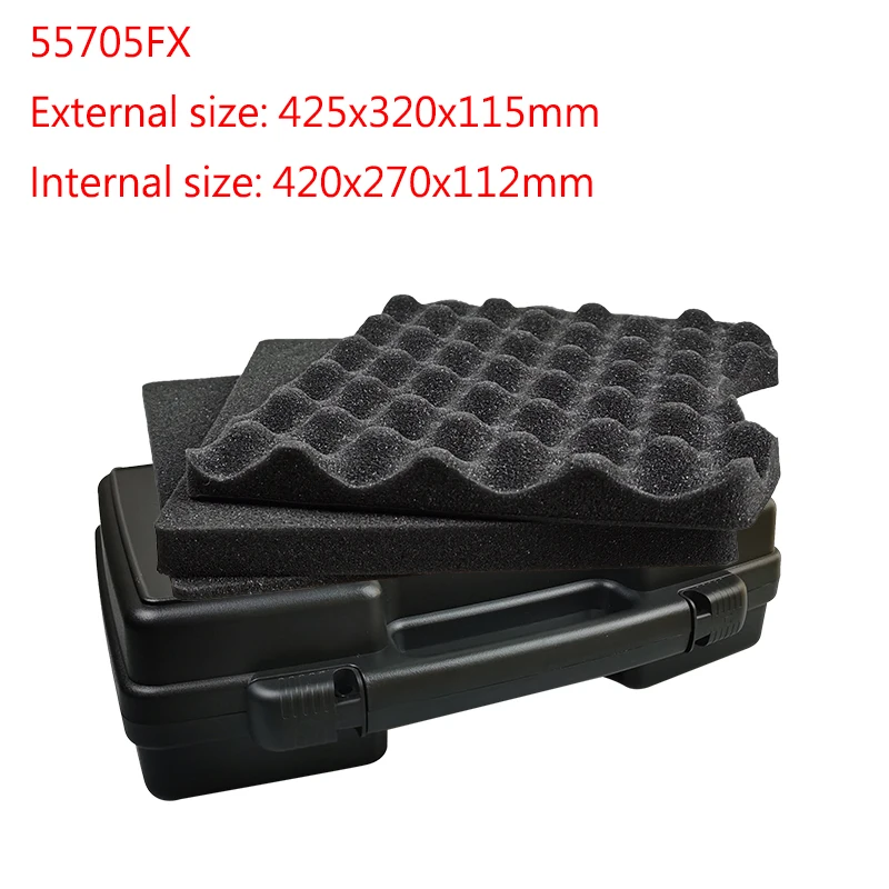 Multifunctionele Hardware ToolBox Draagbare Plastic Instrumentenkoffer Notebook Beschermende Opbergdoos Outdoor Apparatuur Gereedschapskoffer