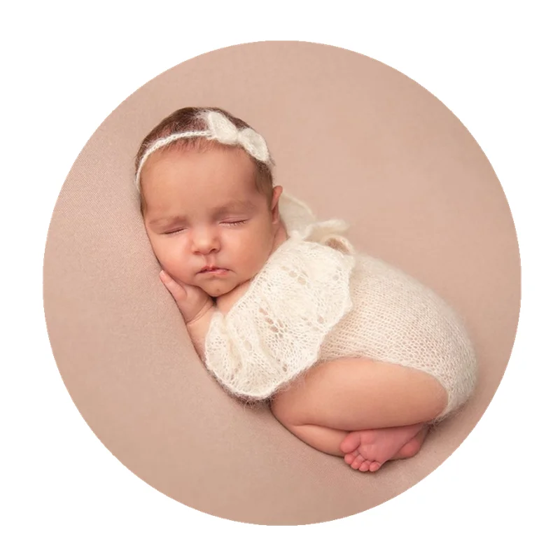Baby romper fotografia rekwizyty, handmade anioł sukienka fotografia rekwizyty — zdjęcie 2