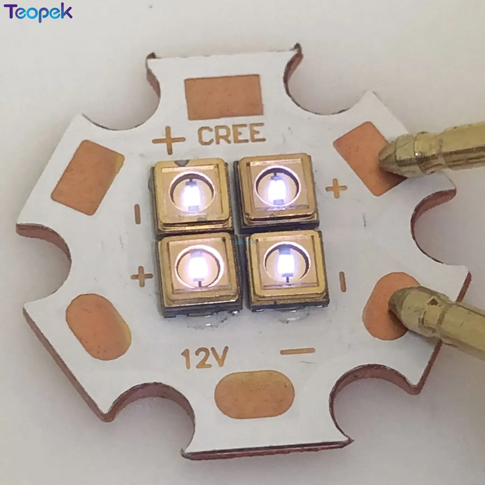 3535 Ultra UV 275NM LED Deep violet ultraviolet 4 chips High Power Led Lamp 6V/12V /24V Light Source On 20MM Copper PCB