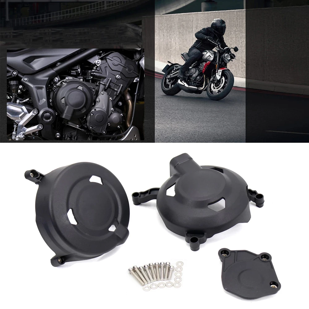 

Motorcycles Engine cover Protection Case Fit For Trident 660 2021 Engine CoversProtectors