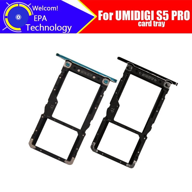 Umidigi S5 Pro Kartu Tray 100% Asli Baru Kualitas Tinggi Kartu SIM Slot Kartu SIM Pemegang Repalcement untuk Umidigi s5 Pro.