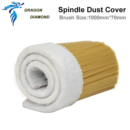 Imagen 2 del producto Cepillo de 70mm/100mm para cubierta de colector de polvo de husillo, aspiradora para enrutador CNC, máquina de grabado, щетка чпу 100 mm чпу gokaп obaсти