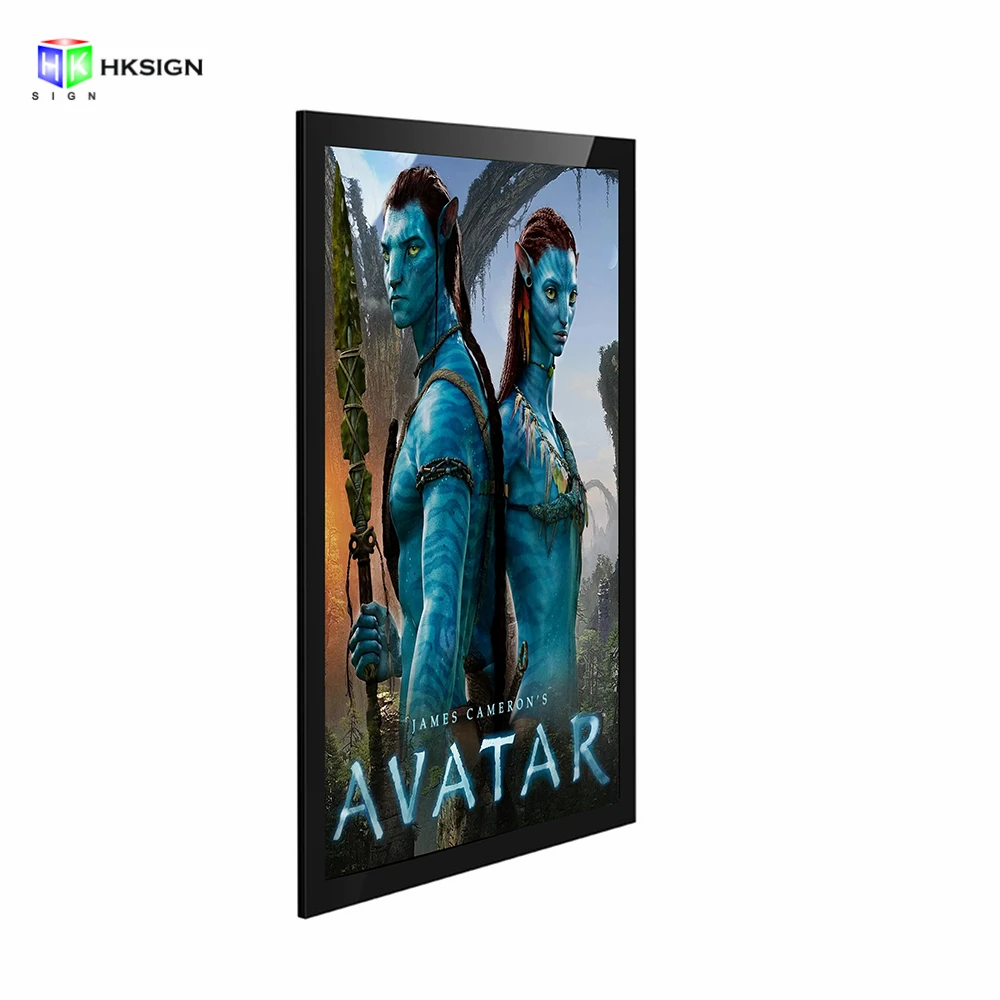 

24X36 Inch Wall Mounted LED Movie Posters Advertising Magnetic Acrylic Panel LED Light Box For Cinema