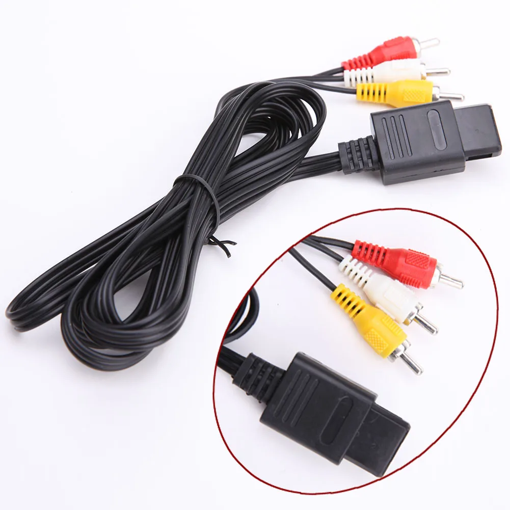 For Nintend 64 Audio TV Video Cord AV Cable to RCA for Super For Nintend For GameCube For N64 For SNES