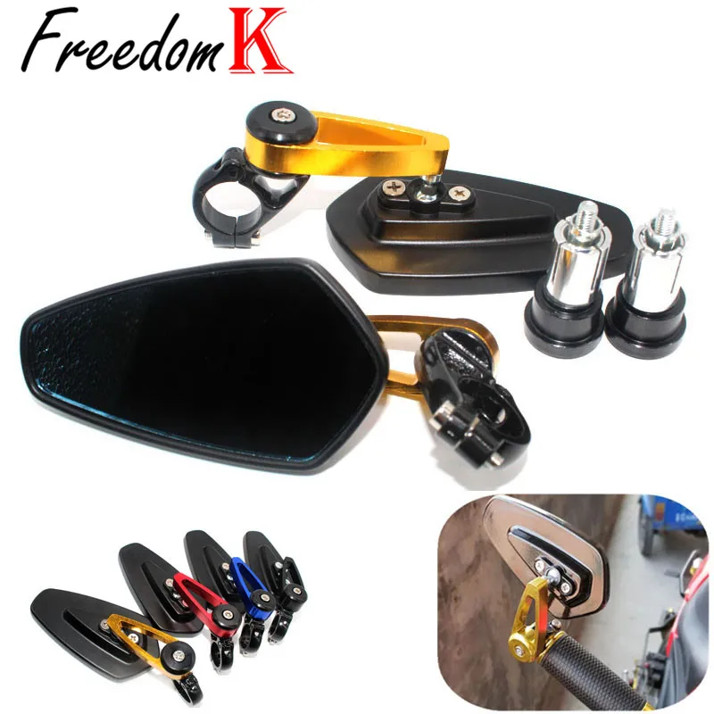 Motorcycle Rearview Mirrors Universal Clear Glass Fit For NVX155 NVX AEROX 155 NMAX155 XMAX 250 300 400 XMAX300 7/8