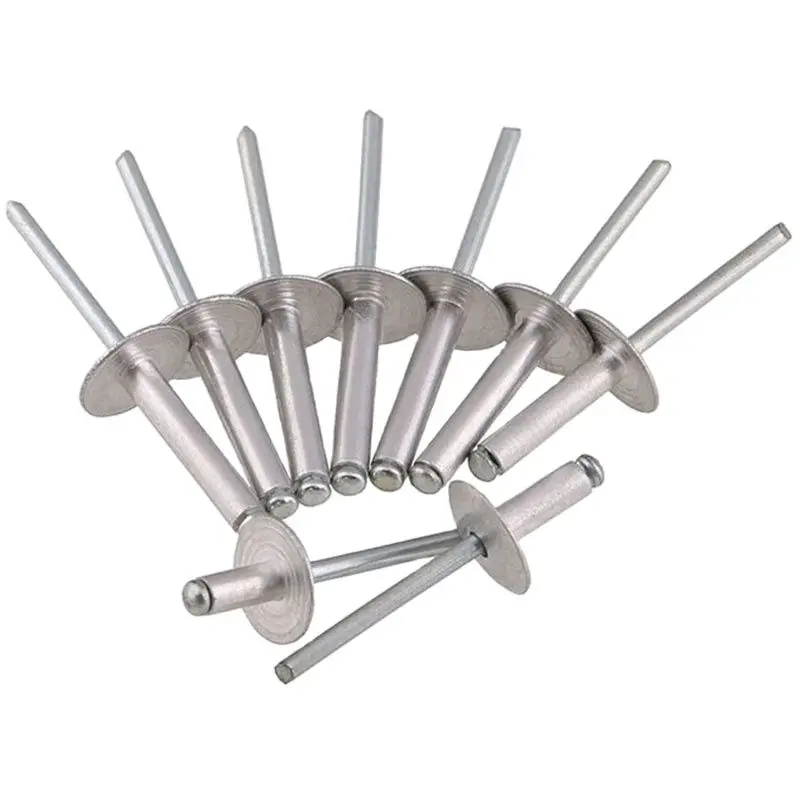 Duży Kołek Listkowy Śruba Kropelkowa Samozatrzaskowy Nit Aluminiowy Duży Kołnierz Otwarty Nit Puste Otwarty Kołek Dekoracyjny Nit Wyciągany Rebite