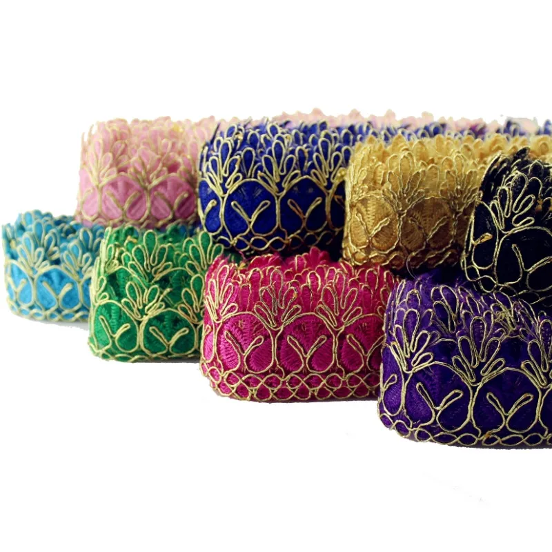 New Arrival 3Yards 5cm Width Lace Fabric DIY Crafts Sewing Decoration Accessories For Garments Tassel Lace Trim Webbing Ribbon