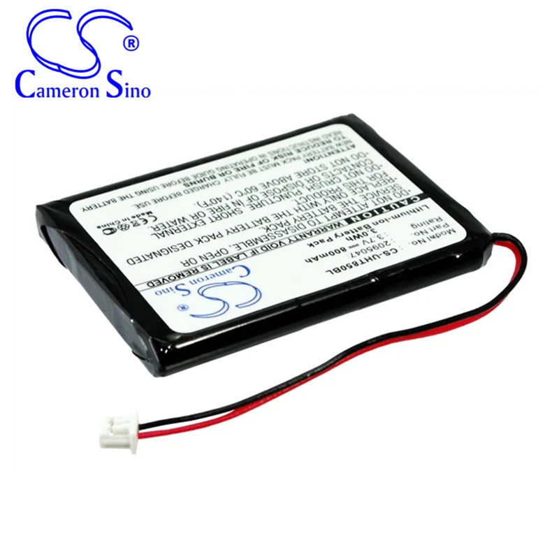 CameronSino Battery for Unitech HT850 HT580 fits Unitech 1400-202536G 2095047 Barcode Scanner battery 800mAh 3.70V Li-ion Black