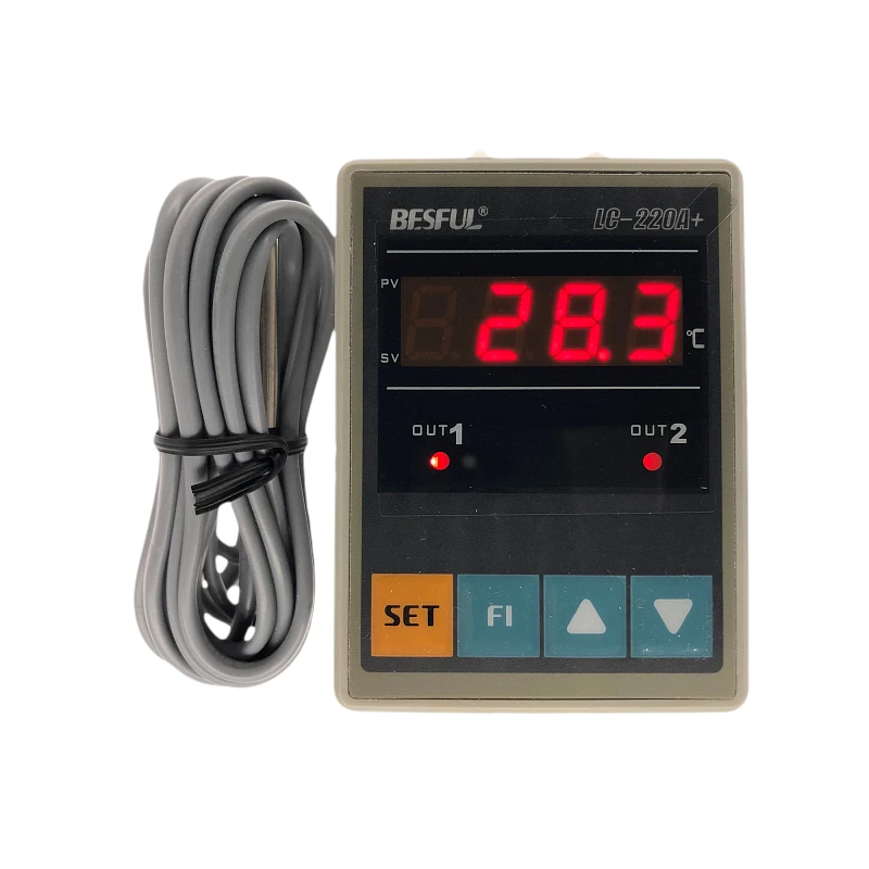 

BESFUL Solar controller LC-220A+microcomputer two-way temperature controller Bihe temperature controller