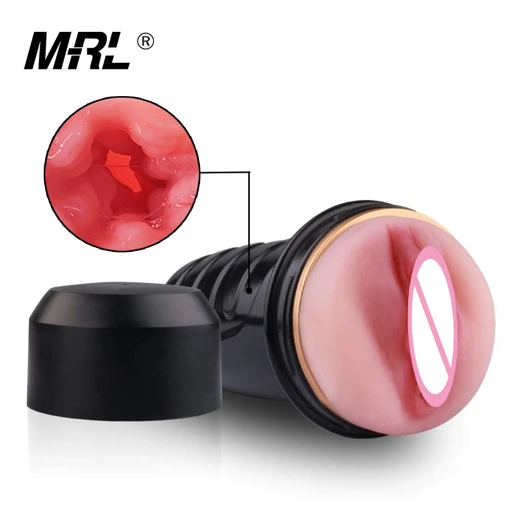 MRL เพศของเล่นสำหรับผู้ชายช่องคลอดที่สมจริงซิลิโคนชาย Masturbator คัพพ็อกเก็ตหีนุ่ม Masturbation สำหรับชายหีของเล่น