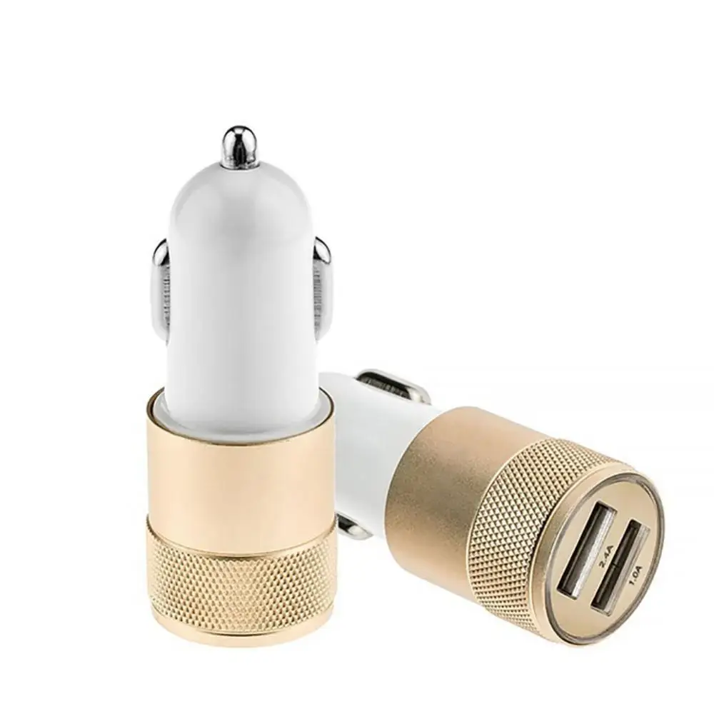 5V 2 1A Cigarettes Lighter Interface LED Dual USB Fast Car Phone Charger Adapter for iPhone Galaxy Tablet