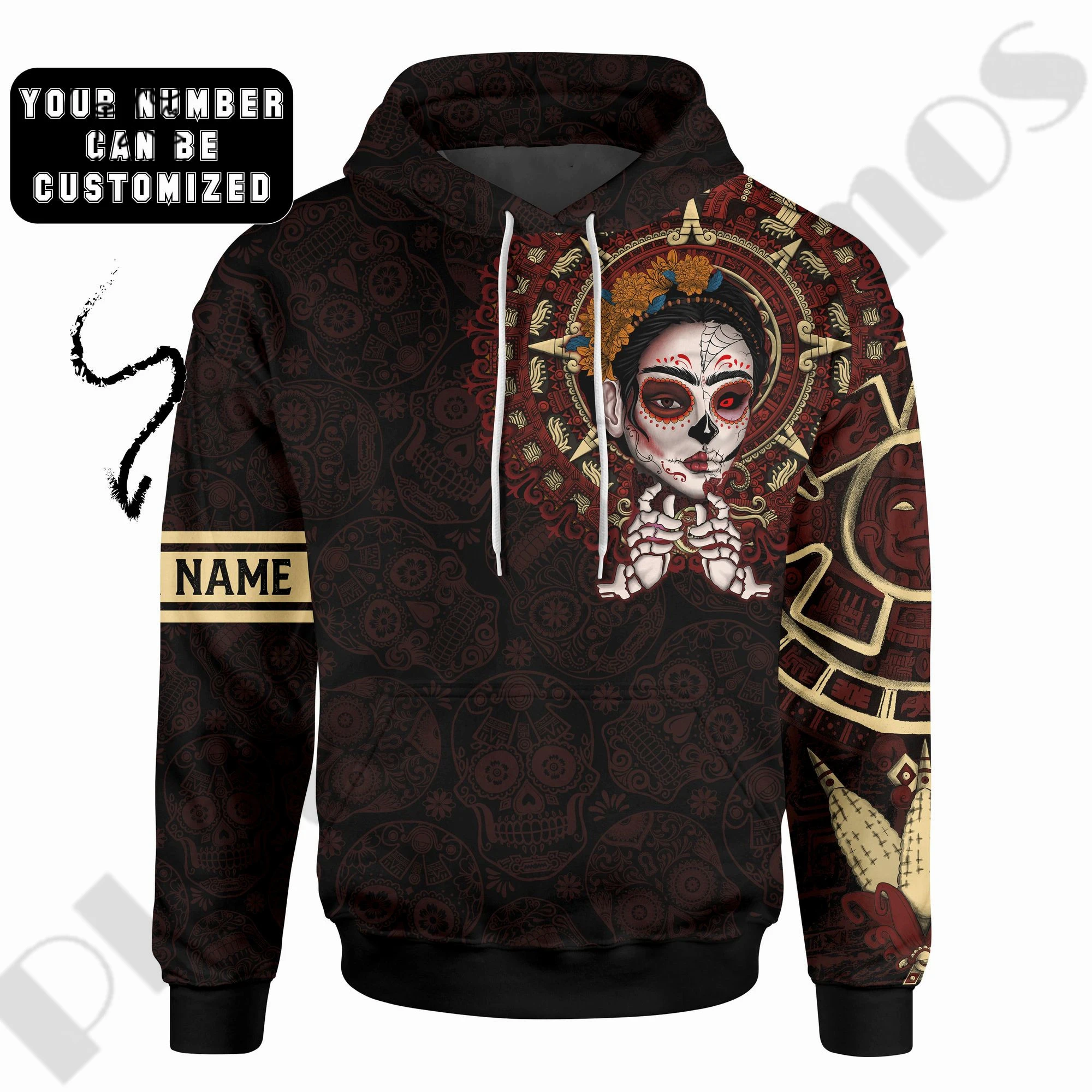 

PLstar Cosmos 3Dprinted Newest Tattoo Skull Aztec Mexico Harajuku Streetwear Funny Unique Unisex Casual Hoodies/Sweatshirt/Zip 9