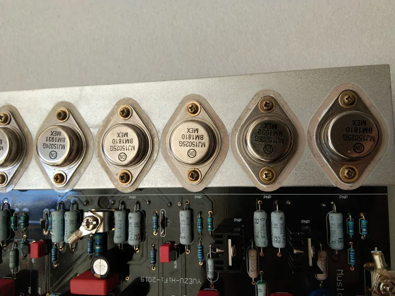 Podwójny DC 30-45V A1000 na MJE15034G / MJE15035G + na MJ15024G MJ15025 tuebe 50W * 2 klasa A płyta wzmacniacza zasilania