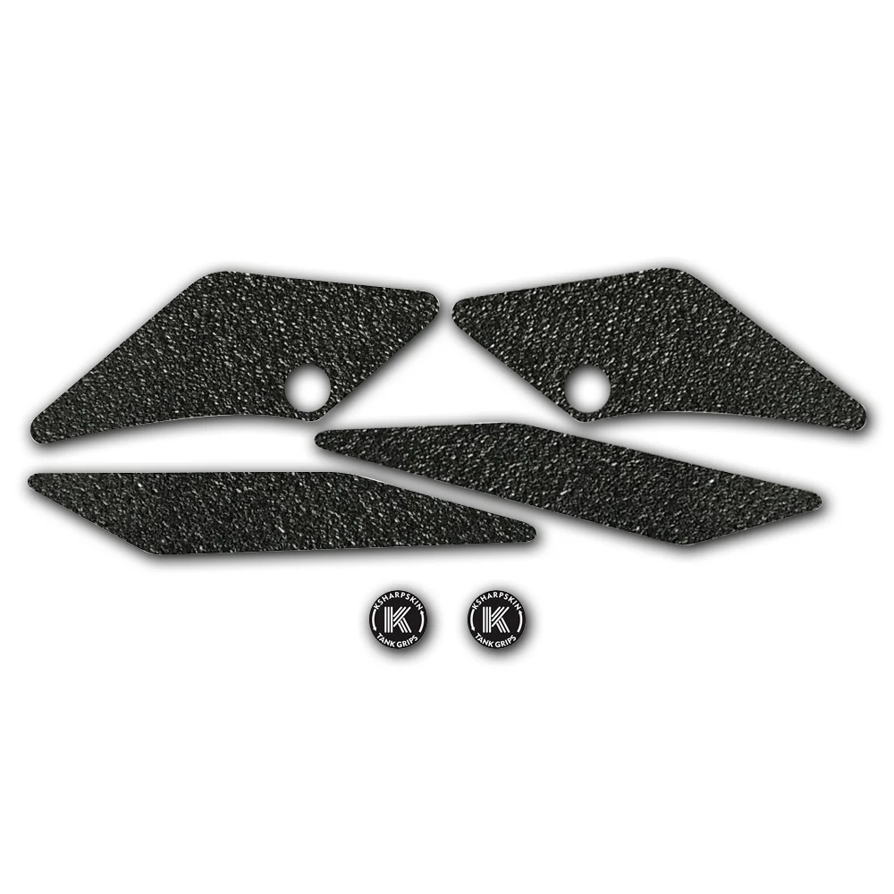 Motorcycle tank grip fuel tank traction pad side knee grip friction protector sticker for KAWASAKI 17-18 Z125 PRO