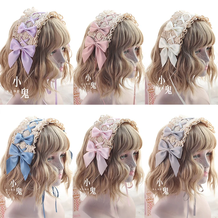 Lolita lolita lace hair band lo Niang headwear can take the humanoid teacher Anne's breakfast hairpin hair band