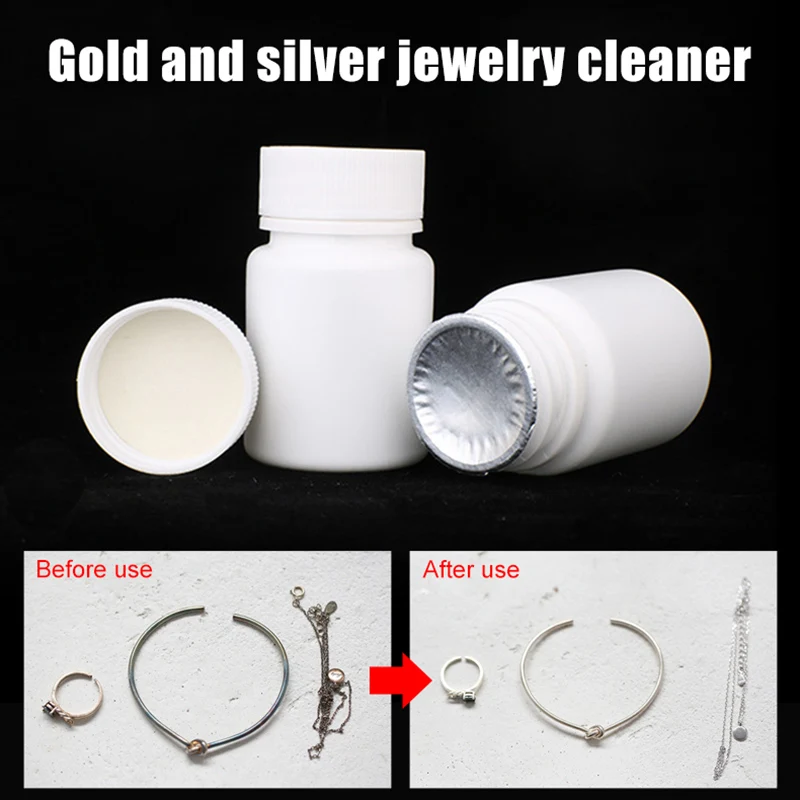 40ML Gold And Silver Jewelry Cleaner Silverware Clean Detergent Limpiador De Plata 925 Liquido The Pink Stuff Cleaning Paste