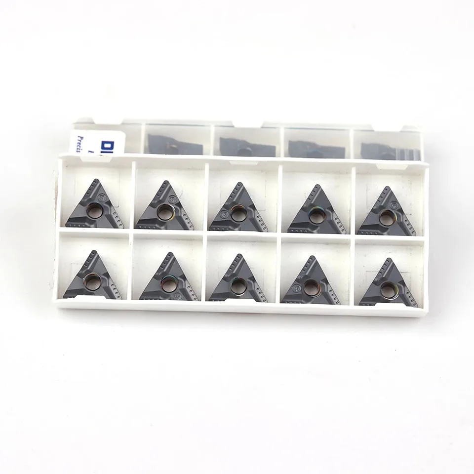 Imagem -04 - Deskar-cnc Torno Ferramenta Usada para Cortar Carboneto Insere Liga Insere Original Tnmg160404 Tnmg160408 ma R-vf L-vf Lf6008