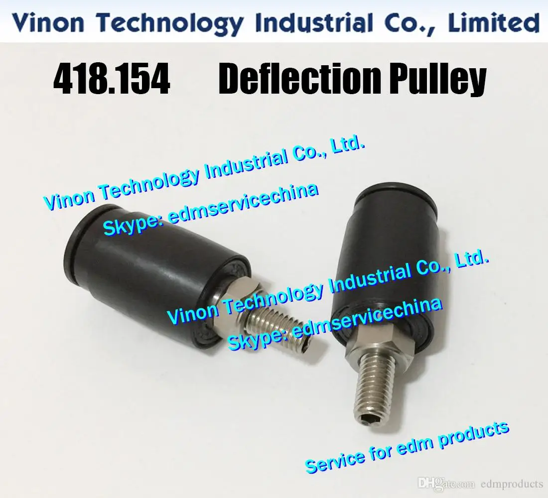 418.154 edm Deflection Pulley Ø25mm A520 Reversion roller complete Ø25/2°mm 418.154.1 for Agie AC150,AC170,AC370 AGIE wear parts