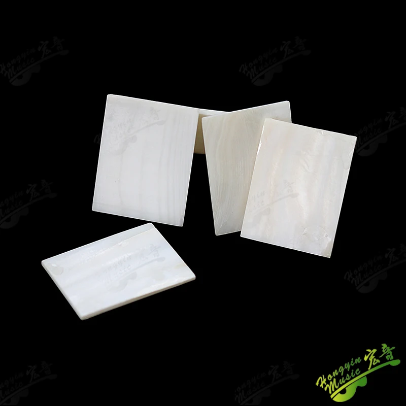 1Pcs Australian river white guitar head fingerboard body carving Mosaic material handicraft accessories