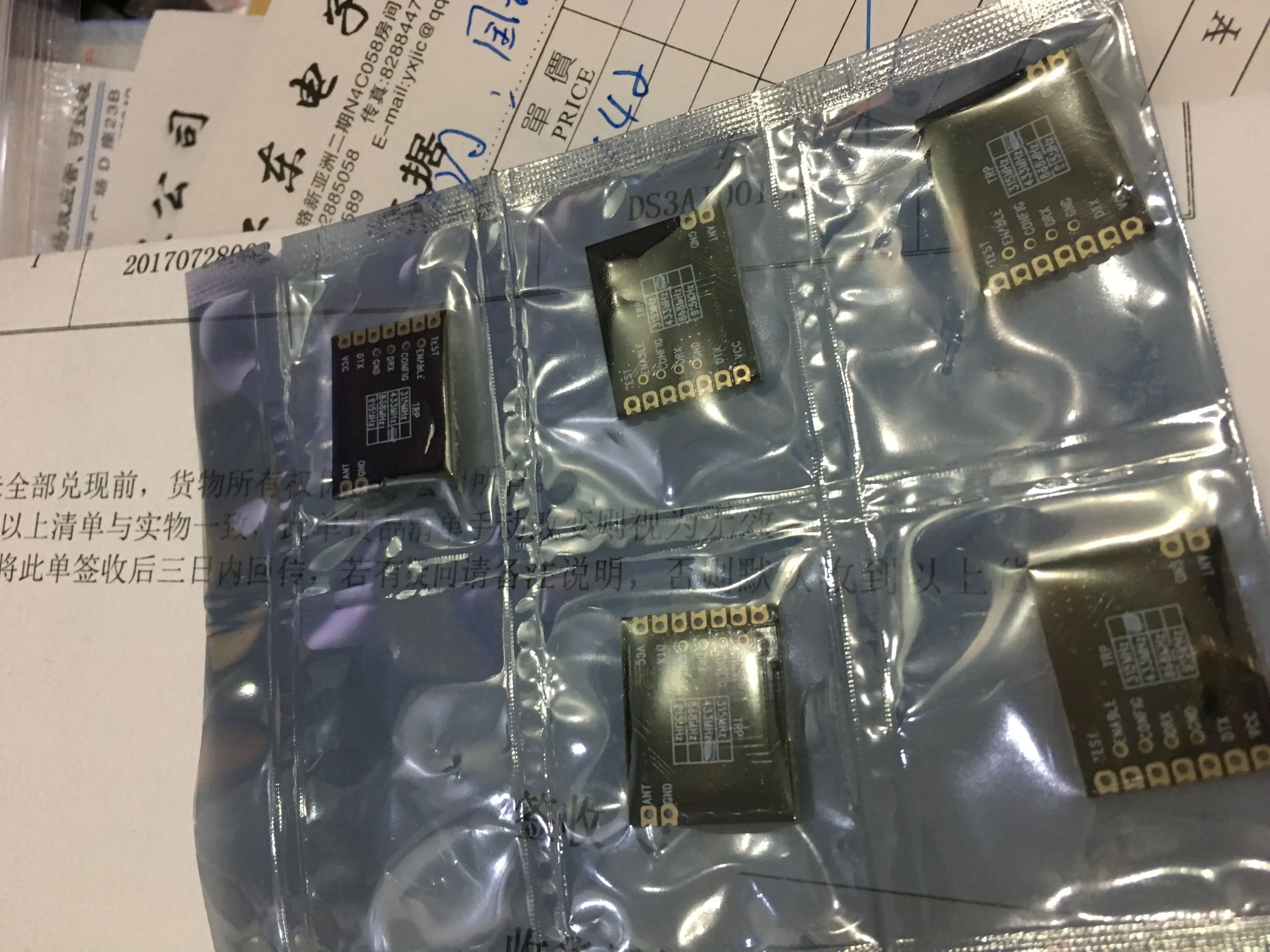 ワイヤレストランシーバーモジュール,si1000 3dr 500mw 915hmz 868hmz 433hmz,2個,特別オファー