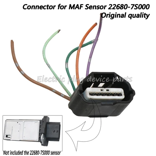 Imagen 1 del producto Conector de Sensor de flujo de aire MAF, arnés Pigtail para Infiniti Nissan 22680-7S000 226807S000 22680-7S00A 22680-AW400 AFH70M-38