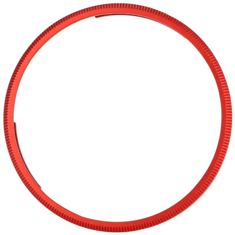 Haoge RRC-GR3XR Red Metal Decorate Ring Cap for RICOH GR3X/GRIIIX Camera Replaces GN-2