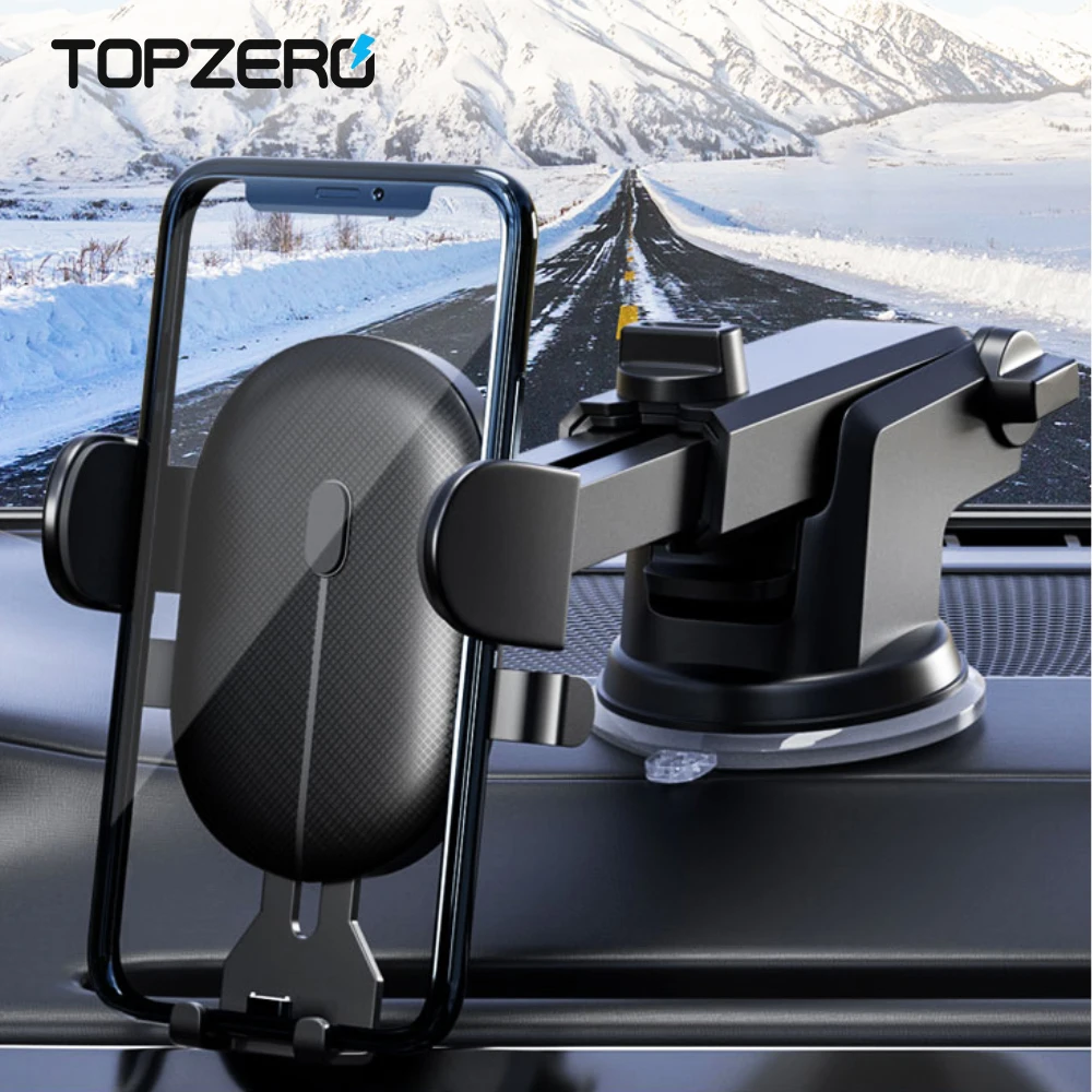 Sucker Car Phone Holder Mount Stand GPS Telefon Mobile Cell Holder For iPhone 13 12 11 Pro Max X 7 8 Xiaomi Huawei Samsung