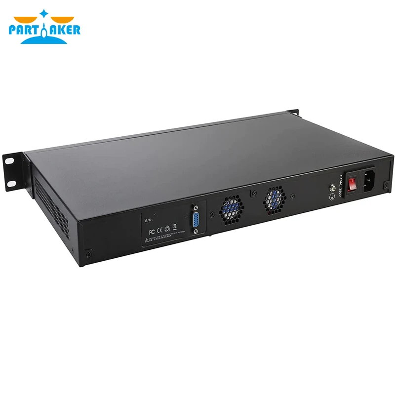 Partaker-intel core i7 7500u 1u, servidor, banda larga, roteador vpn com 6 * gigabit lan, mikrotik pfsense ros