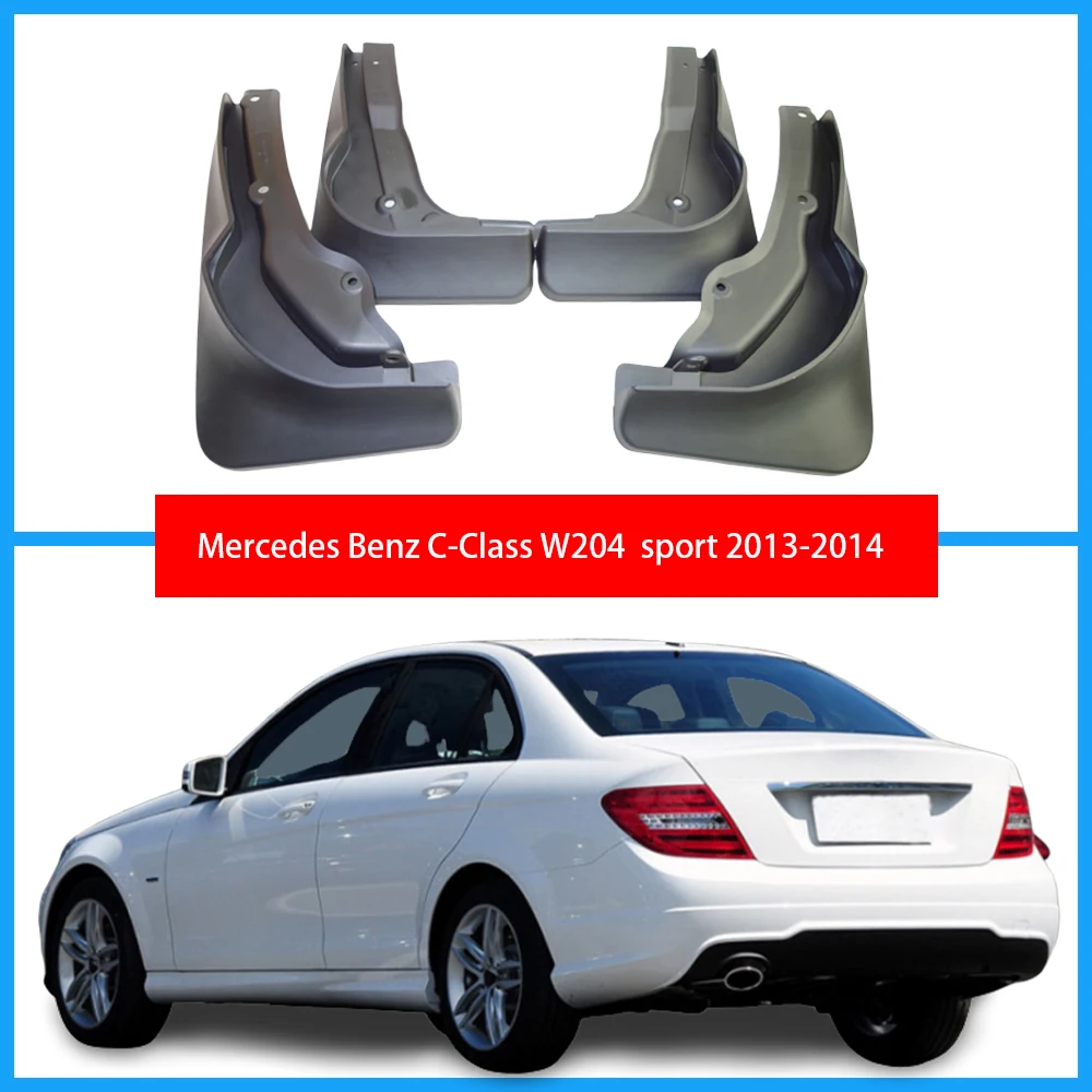 Guardabarros deportivos para Mercedes Benz Clase c w204, accesorios para coche, 2013-2014